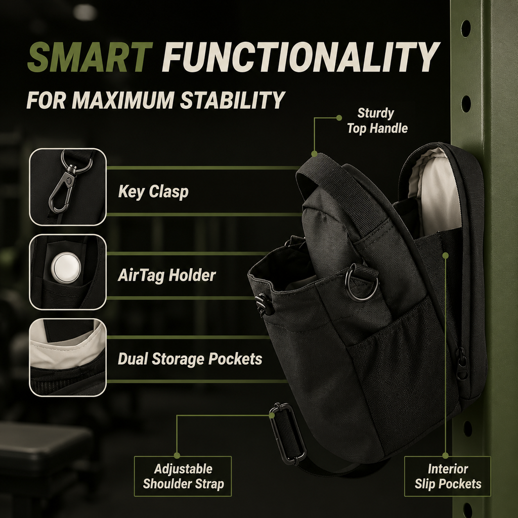 On The Nose Co Signature Magnetic Gym & Fitness Bag